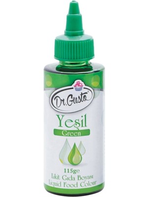 Dr. Gusto  115 gr Yeşil Su Bazlı Likit Sıvı Gıda Boyası