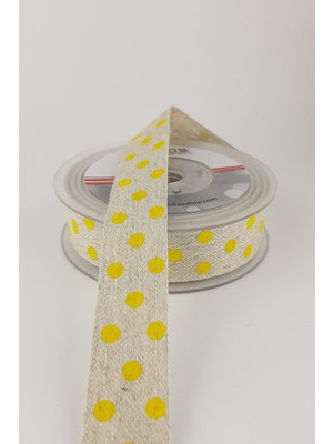 10 mt Baskılı Keten Kurdele