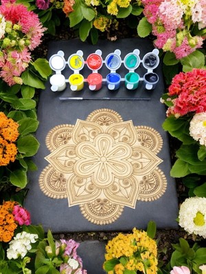 Sharp & Art Sharp&art Ahşap Mandala Hobi Boyama Setleri