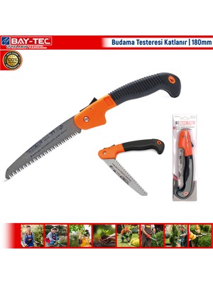 Bay-Tec Budama Testeresi Katlanır 180 mm