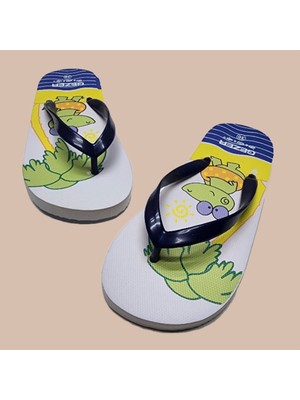 Gezer Çocuk Yumuşak Taban Suya Dayanıklı Parmak Arası Deniz,havuz,plaj Terliği