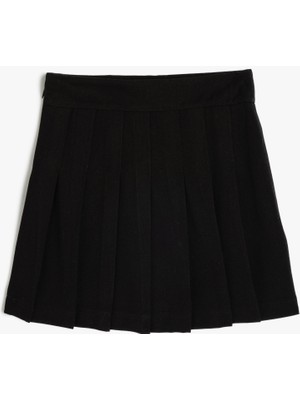 Koton Basic Pileli Etek