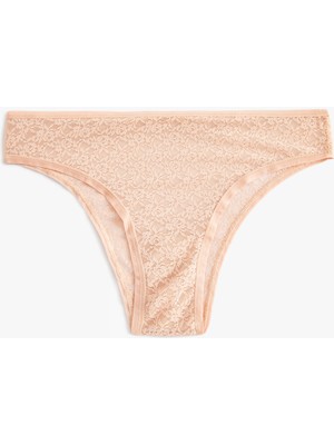 Koton Çiçekli Dantel Brazilian Külot