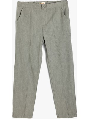 Koton Chino Pantolon Cep Detaylı Dar Kesim