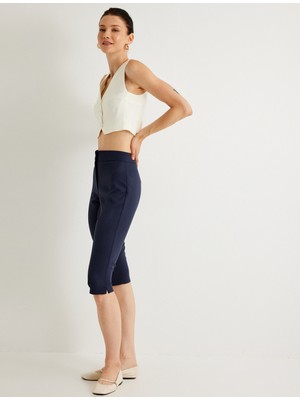 Koton x Melis Ağazat - Kapri Pantolon Standart Bel