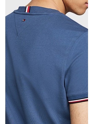 Tommy Hilfiger Slim Fit Bisiklet Yaka T Shirt Erkek T Shirt Mw0Mw32584 Dbz