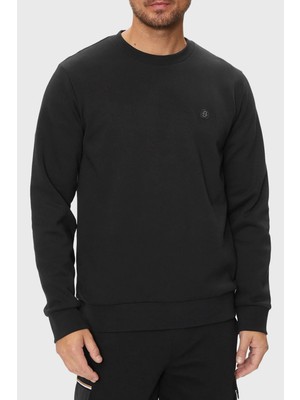 Boss Pamuklu Regular Fit Bisiklet Yaka Sweat Erkek Sweat 50520302 001