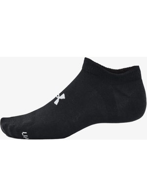 Under Armour Essential No Show 6pk Unisex Siyah Çorap 1382611-002