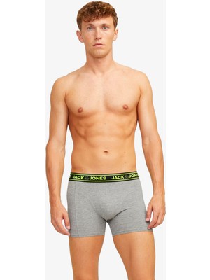 Jack & Jones Jacethan Erkek Çok Renkli Boxer 12260072-DarkGreyMelange