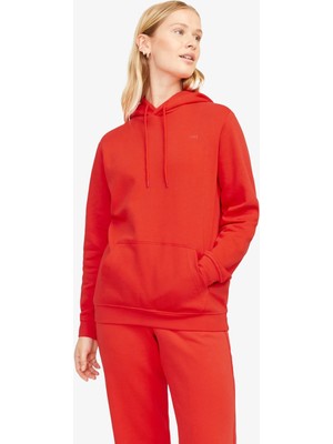 Jjxx Jxabbie Kadın Kırmızı Sweatshirt 12223961-FIERYRED