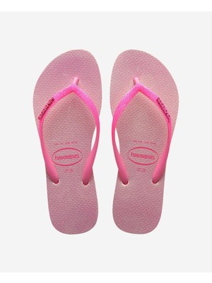 Havaianas Slim Glitter Iridescent Pink Lemonade  Kadın Pembe Terlik