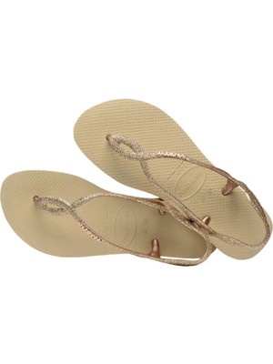 Havaianas Luna Premium Iı Sand Grey  Kadın Gold Terlik