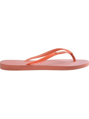 Havaianas Slim Glitter Iridescent Peach Rose Kadın Şeftali Terlik