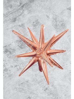 Bal10 Dünyası Rose Gold Renk Kutup Yıldızı Folyo Balon 60 cm