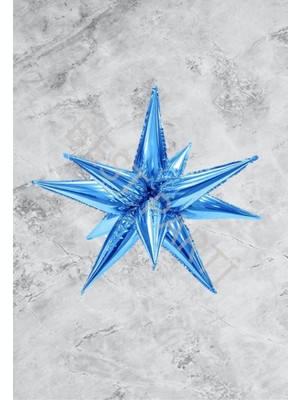 Best Parti Mavi Renk Kutup Yıldızı Folyo Balon 60 cm