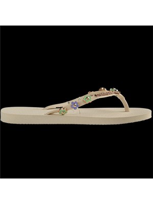 Havaianas Slim Stylish Beige Kadın Gold Terlik