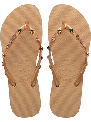 Havaianas Slim Luxury Golden  Kadın Gold Terlik