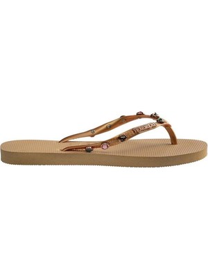 Havaianas Slim Luxury Golden  Kadın Gold Terlik