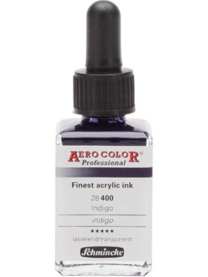 Schmincke Aero Color Airbrush Akrilik Mürekkep 28 ml 400 Indigo