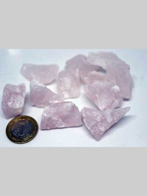 Yaşam Tohumu Pembe Kuvars Taşı Ham Parçalar Orta Boy (10-19GR)