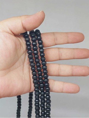 Yaşam Tohumu Ahşap Dizi 5.5*7mm Siyah (51638)