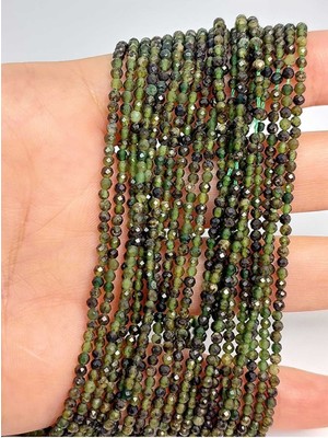 Yaşam Tohumu Bileklik Boy Yeşim Taşı Dizi 2mm (45412) Yarım Dizi (17CM Uzunluğundadır)