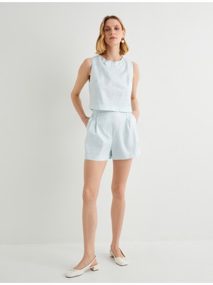 Koton x Tuba Ünsal - Cepli Mini Şort