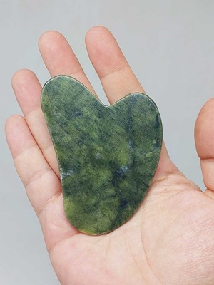 Yaşam Tohumu Yeşim Taşı Gua Sha (Yüz Masaj Taşı) (51326)