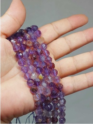 Yaşam Tohumu Ametrin Taşı Faset Kesim Dizi 8mm (51352)