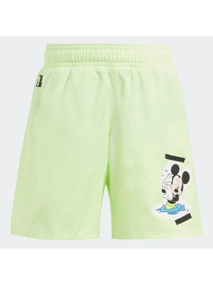 Adidas x Disney Mickey Vacation Memories Çocuk Yeşil Mayo Şort (IT8615)