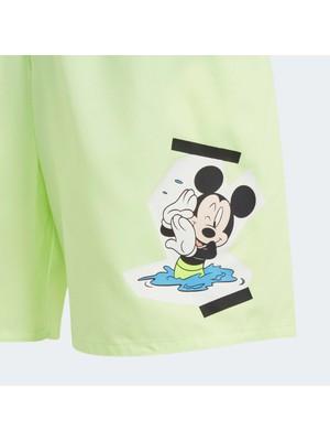 Adidas x Disney Mickey Vacation Memories Çocuk Yeşil Mayo Şort (IT8615)