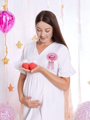 Parti Adresi Its'a Girl Rozet Pembe