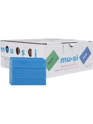 Mu-şi Çizgi Taşı Mavi Renk 100 Adet
