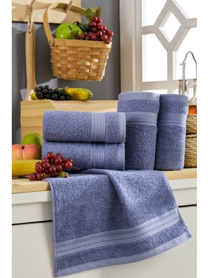 Tabea Home Rei 5'li  Havlu Seti 35X35 cm | Eksta Yumuşak, Yüksek Emicilik |