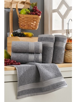 Tabea Home Rei 5'Li  Havlu Seti 35x35 Cm | Eksta Yumuşak, Yüksek Emicilik |