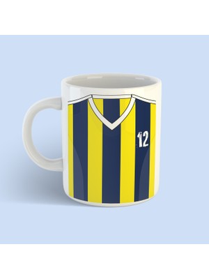 Bikutumutluluk Taraftara Hediye Sarı Lacivert Kupa