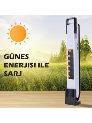 Powermaster T2 58 Ledli Solar ve Powerbank Özellikli Işıldak