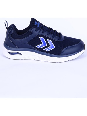 Hummel 900462-7459 Avila Fileli Şevron Detay Faylon Taban Esnek Hafif Lacivert Günlük Unisex Spor Ayakkabı