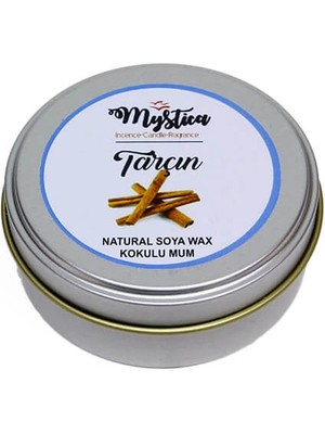 Çerçici Soya Wax  Mum Kokulu Tenekede Tarçın