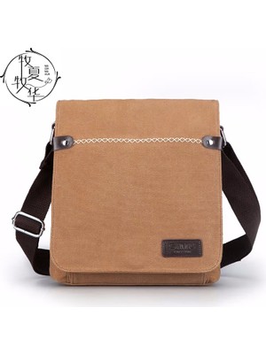 Tushuangjue Derin Mavi Çok Fonksiyonlu Erkek Omuz Çantası Moda Rahat Dikey Crossbody Çanta Iş Işe Gidiş (Yurt Dışından)