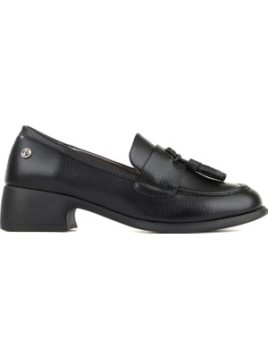 Pierre Cardin Pierre Cardin 54276 Kare Topuklu Loafer Kadın Ayakkabı