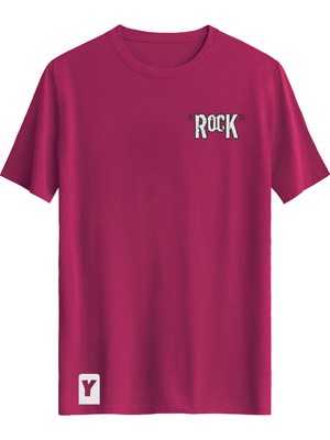 Bellance Gitar Baskılı Slim Fit Tişört Bisiklet Yaka T-Shirt