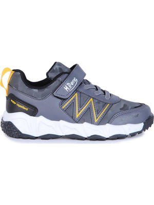 M.P. M.P. Mp 242-3331Ft Füme-Sarı Cırtlı Erkek Çocuk Spor Ayakkabı