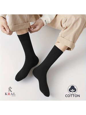 Kral Socks Yazlık Penye Erkek Orta Uzun Çorap (12 Adet) Parfümlü