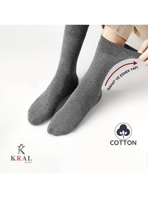 Kral Socks Erkek 5 Adet Yazlık Penye Orta Uzun Çorap