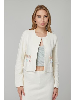 Home Store Püskül Detaylı Ceket