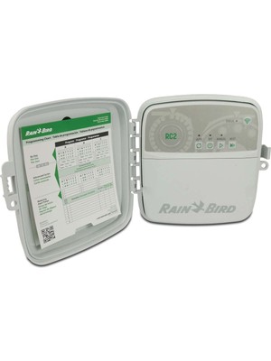 Rain Bird  Rc2 Wifi Dahil Sulama Kontrol Ünitesi 24V - 8 İstasyonlu Sulama Saati Dış Mekan Korumalı