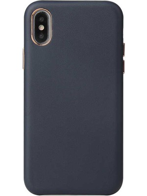 ZORE Apple iPhone x Kılıf Eyzi Kadife Iç Yüzey Suni Deri Kılıf