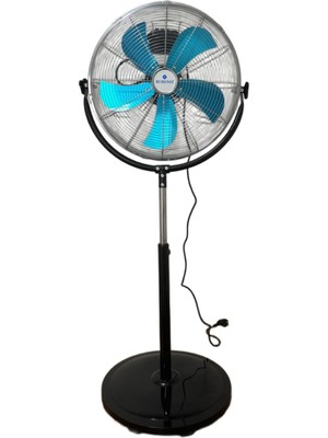 Rubenis RBS-27 PLUS 18" Sanayi Tipi Vantilatör 130W Güç, 5 Kollu Ayaklı Tasarım