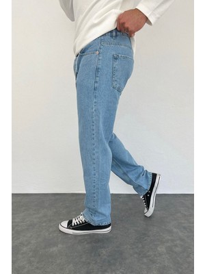 Kaizer Denim Buzmavi Baggy Pantalon Erkek